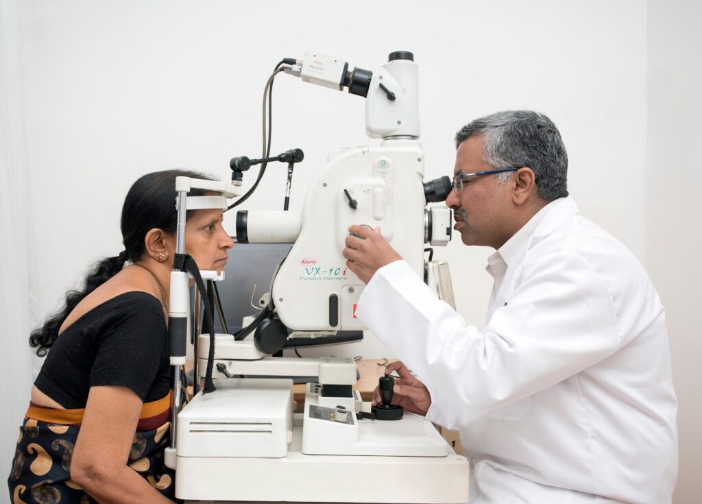 Cataract detection at Shekar eye hospital