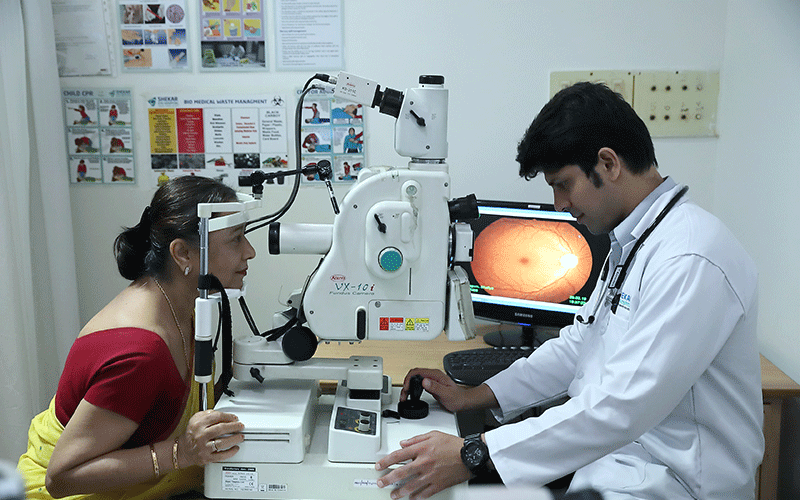 Cataract detection at Shekar eye hospital